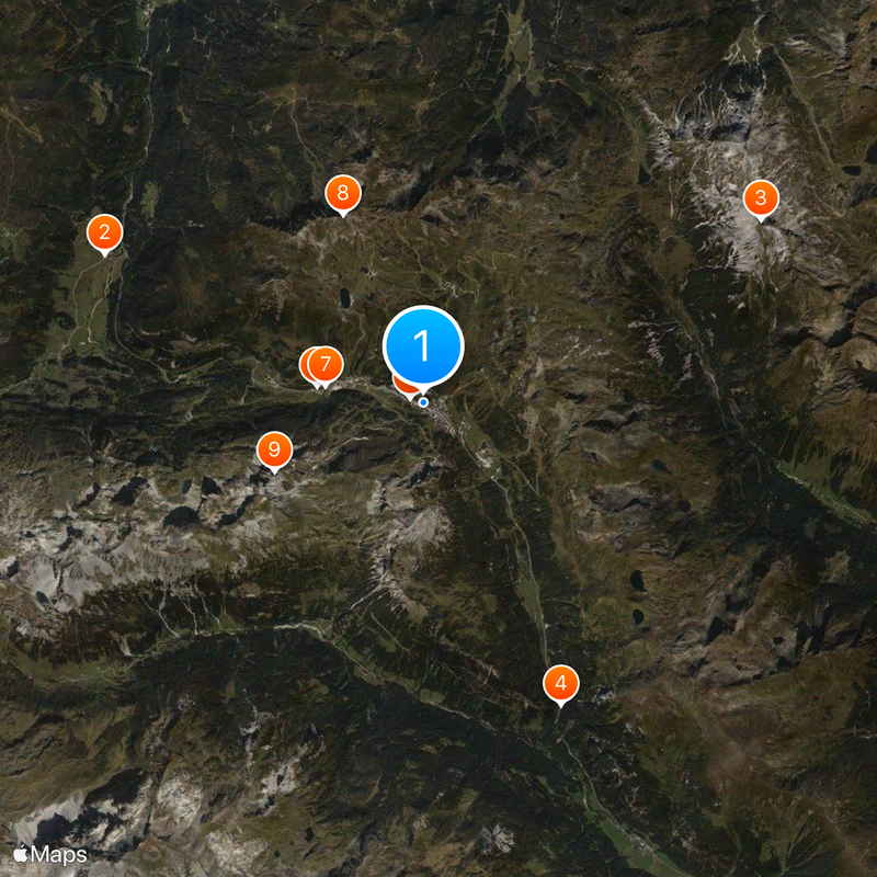 Obertauern Map