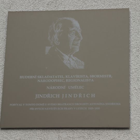 Pamětní deska Jindřicha Jindřicha