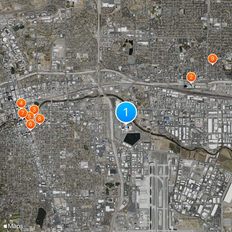Grand Sierra Resort Map
