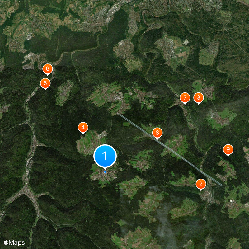 Schömberg im Schwarzwald Mapa