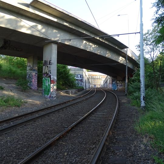 Bridge of Pod Krejcárkem street