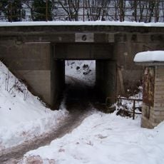 Underpass of Srbsko train station