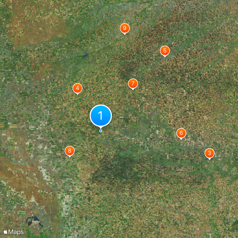 Mount Sunflower Mapa