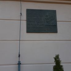 Pamětní deska doktora Palka Blaho na Jurkovičově domě v Luhačovicích