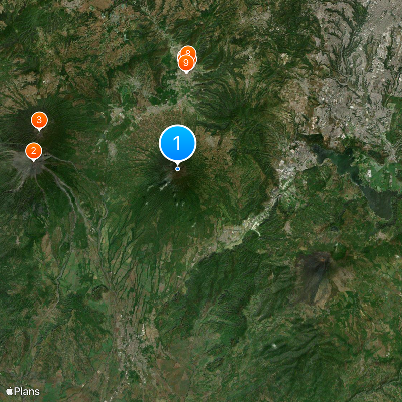 Volcán de Agua Carte