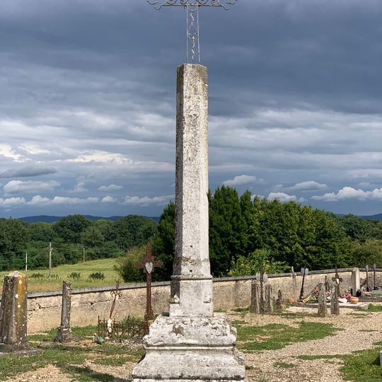 Cemetery cross of Crans