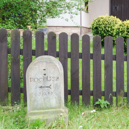 Kgl.-sächs. Postmeilenstein Steudten