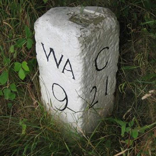 Milestone Circa 100 Metres South Of Junction With Track To Park Wall Farm, In Lay By