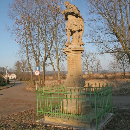 Sloup se sochou svatého Donáta