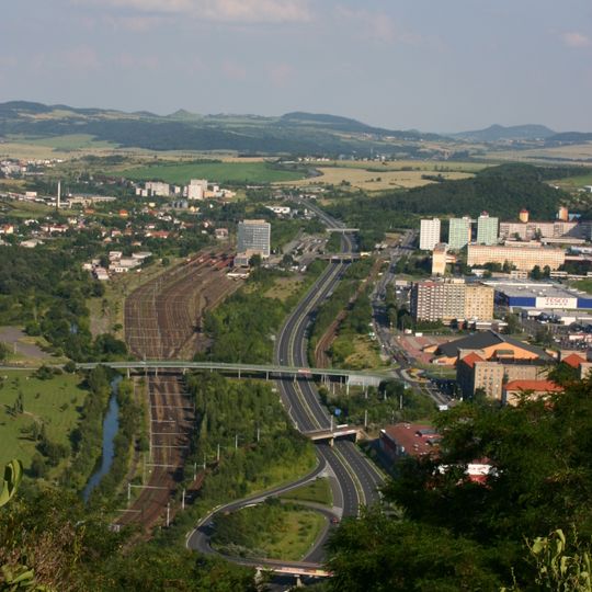 Most prodloužení Chomutovské ulice v Mostě přes silnici I/13
