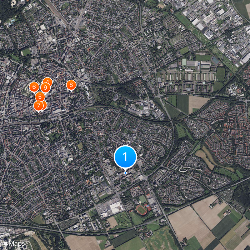 University of Paderborn Map