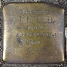 Stolperstein en memoria de Bela Meier