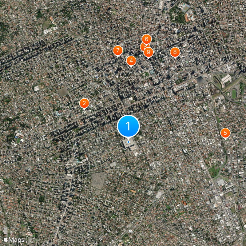 Arena da Baixada Karte