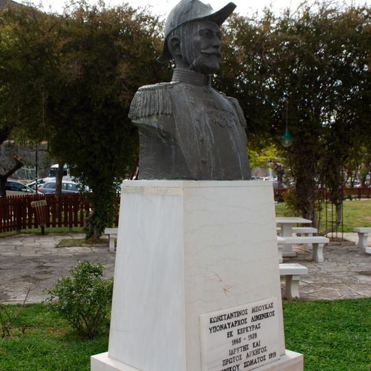 Bust of Konstantinos Boukas, Kerkyra