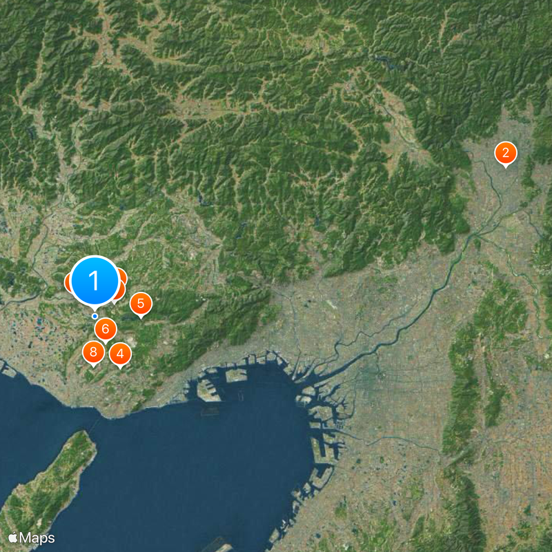 Hirono Golf Club Kaart