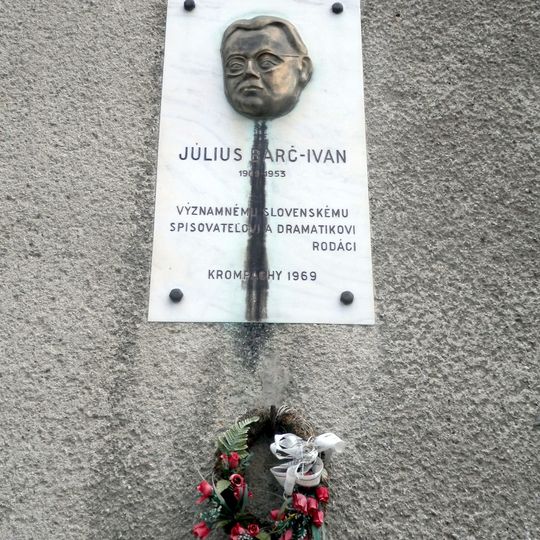 I. ZDŠ, tabuľa pamätná