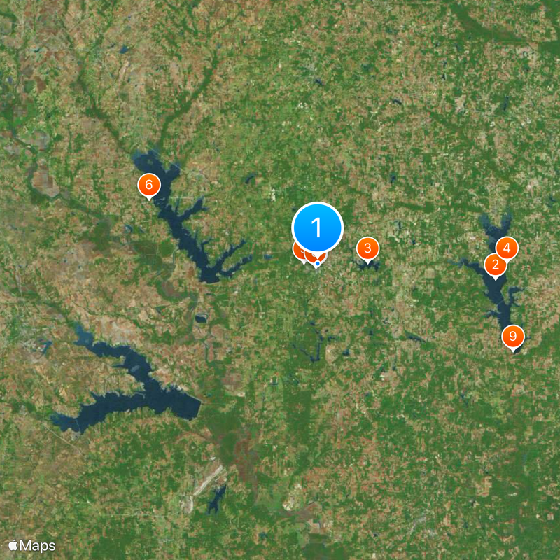 Hrabstwo Henderson Mapa