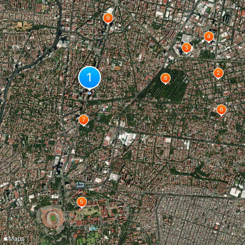 Secretariat of Economy Map