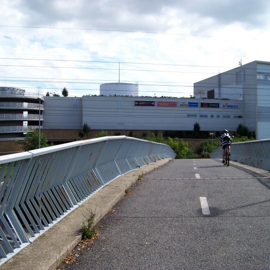 Footbridge over Pod Chodovem street