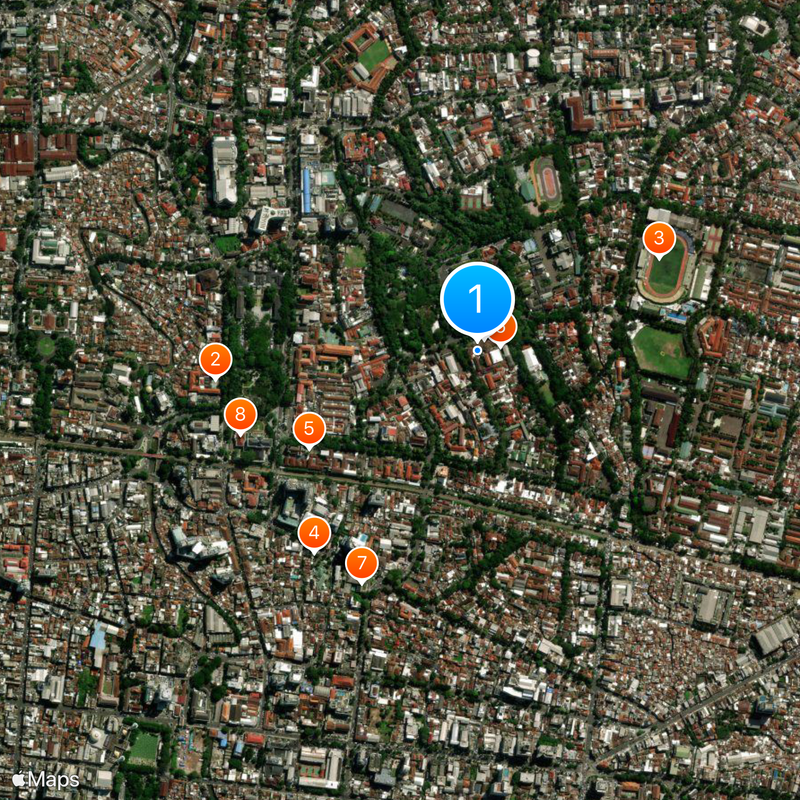 SMA Negeri 3 Bandung Map