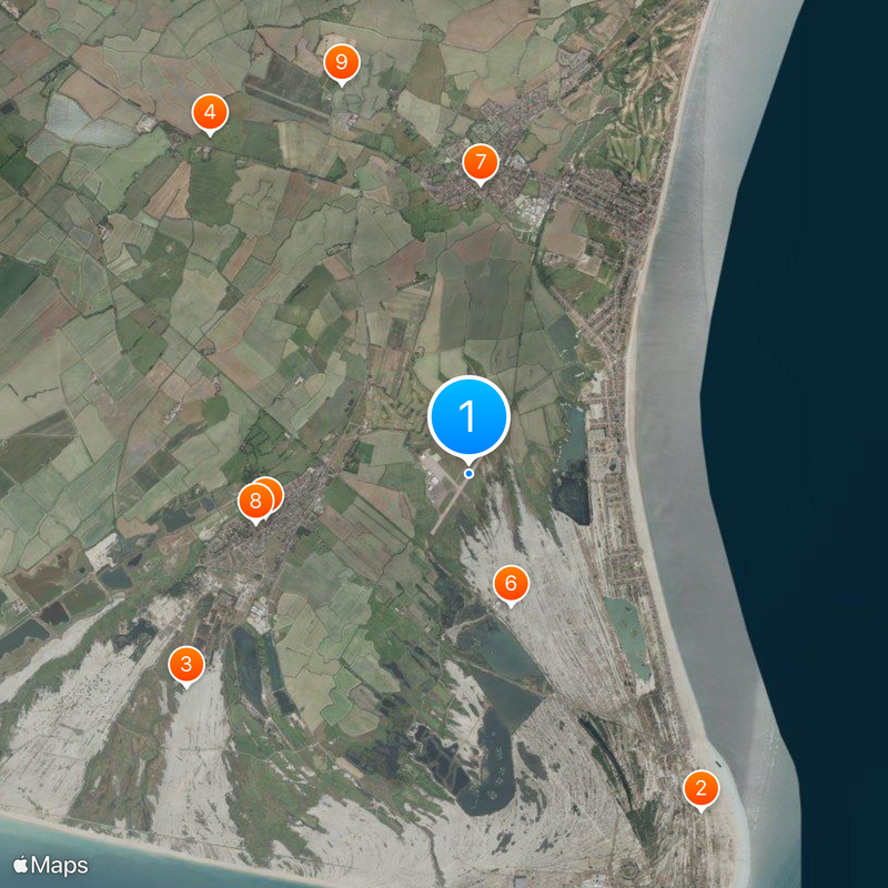 Lydd Airport Map