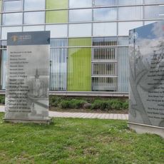 Památník setkání Nových Měst 2010 u Kulturního domu v Novém Městě na Moravě