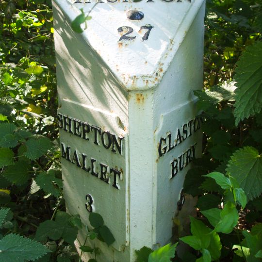 Milepost South West Of Pilton School House