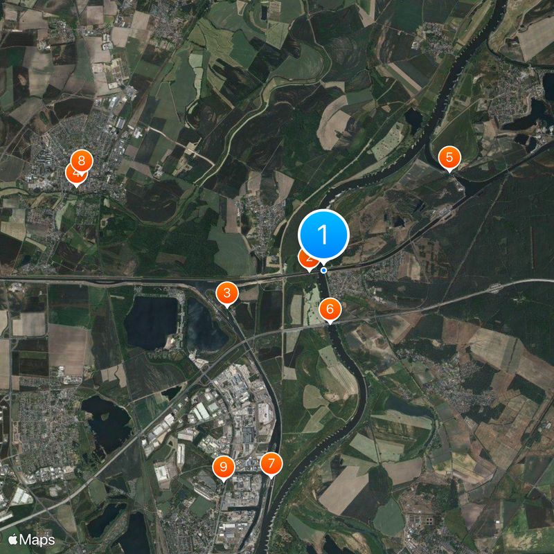 Magdeburg Water Bridge Mapa