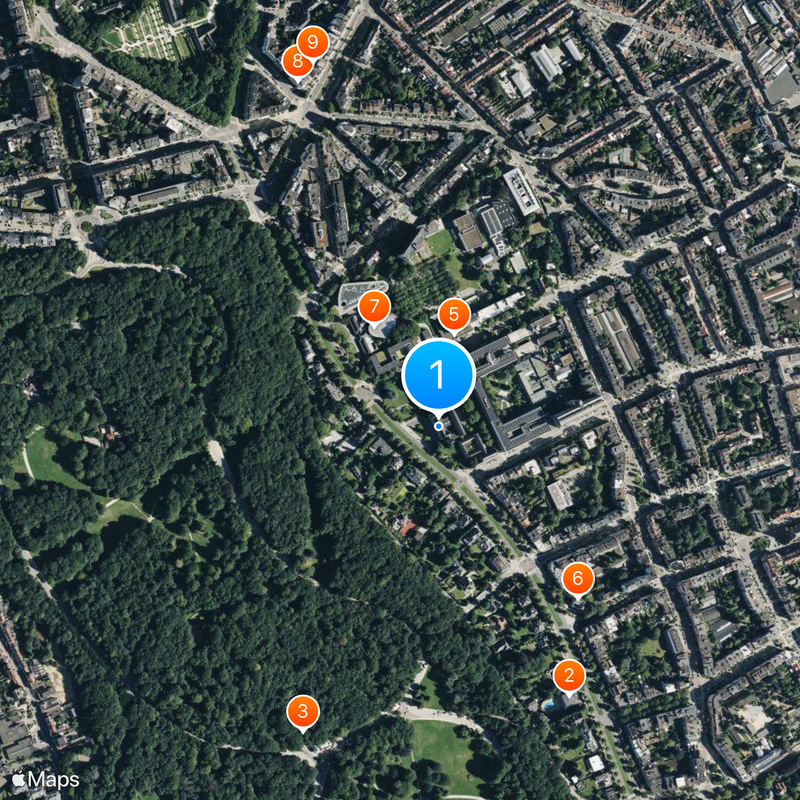 Université Libre de Bruxelles Map
