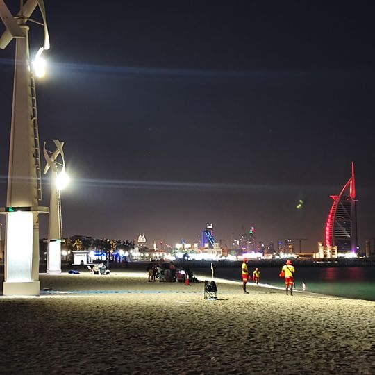 Umm Suqeim Night Swimming Beach