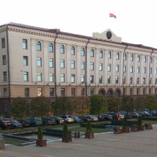 Enhieĺsa Street 4, Minsk