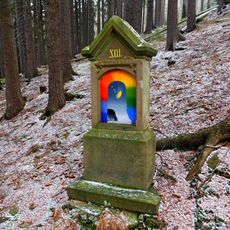 13. zastavení na křížové cestě na Starou Horu