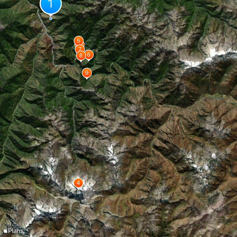 Santuario Histórico de Machupicchu Karte