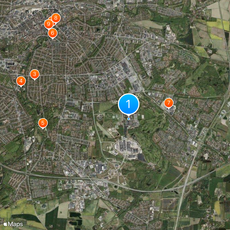 University of Southern Denmark Map