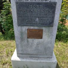Masaryk bridge memorial in Týnec nad Sázavou
