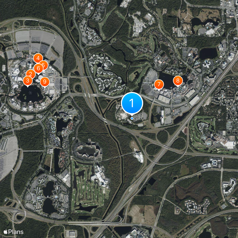 Disney's Typhoon Lagoon Map