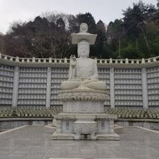 Namhae Hwabangsa Temple Seokjo Seokga Samjon