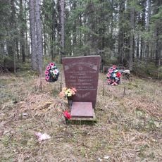 Братская могила советских воинов, погибших в борьбе с фашистскими захватчиками, в которой похоронен Герой Cоветского Cоюза И.П. Мартыненко (Питкяранта)