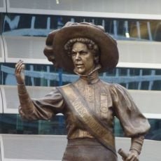 Statue of Alice Hawkins