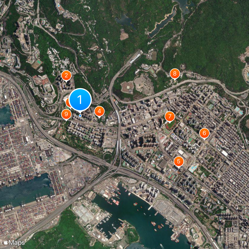 Mei Foo Sun Chuen Map