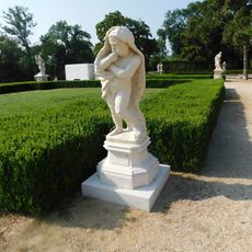 Putti Zima v zámeckém parku ve Slavkově