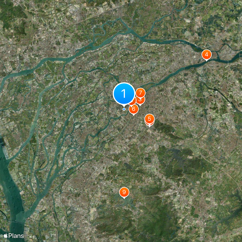 South China Mall Map