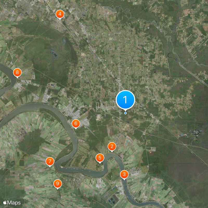 Parrocchia di Ascension Mappa