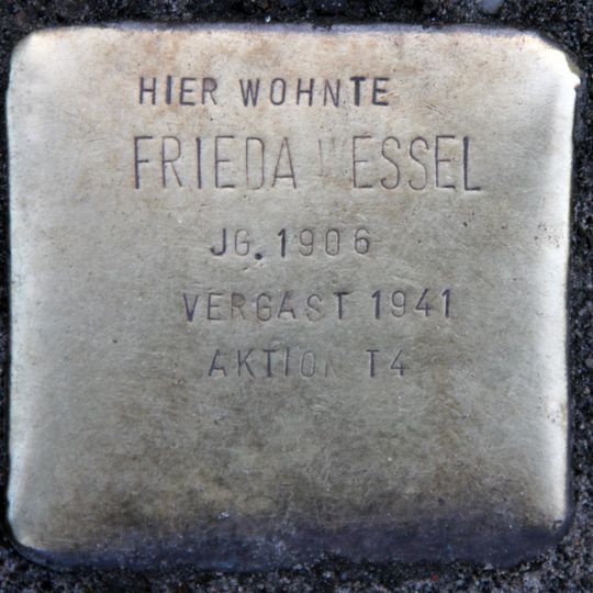 Stolperstein à la mémoire de Frieda Wessel