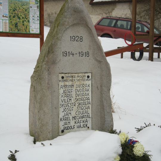 Pomník obětem 1. světové války v Branišově