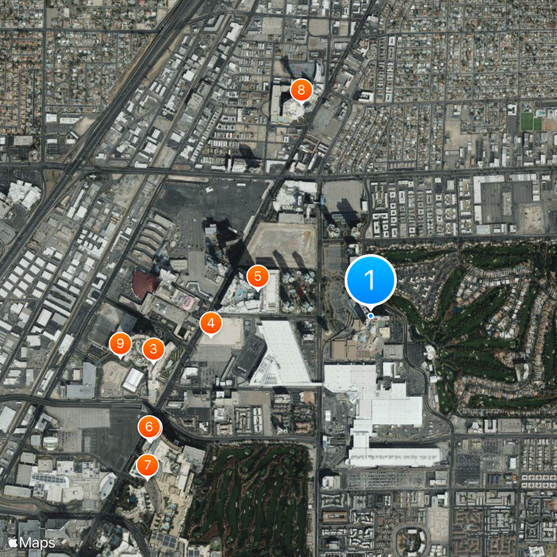 Westgate Las Vegas Mapa