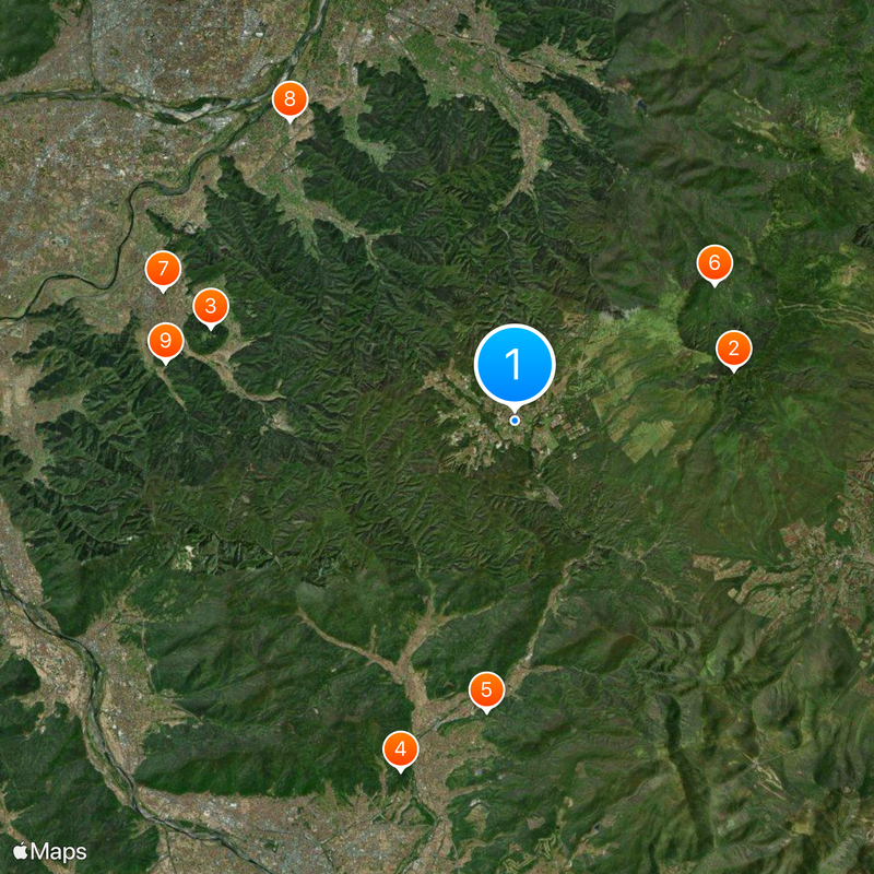 Sugadaira Highlands Map