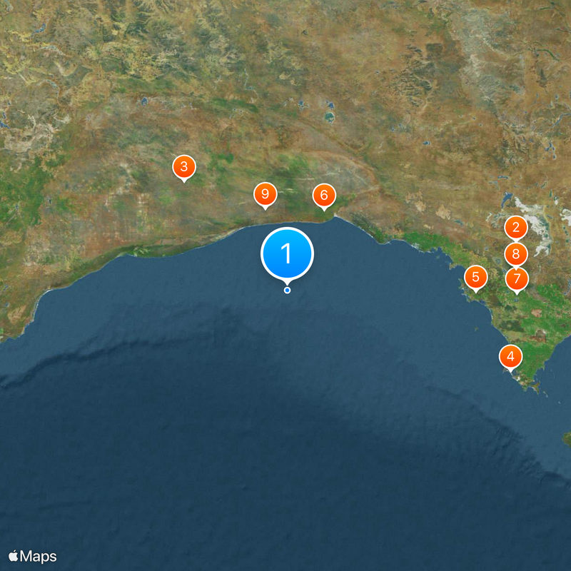 Great Australian Bight Map