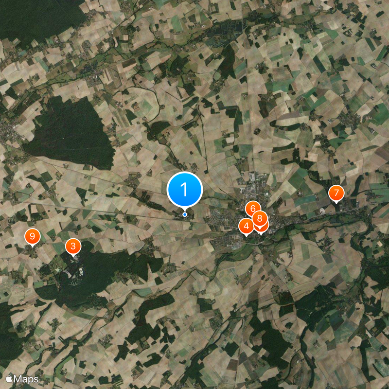 École des Roches Map