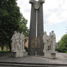 Pomník obětem 2. světové války v Hradišťské ulici v Uherském Brodu